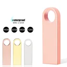 Высокоскоростной USB флеш-накопитель 2,0 металлический флеш-накопитель 16 ГБ 32 ГБ 64 ГБ 128 ГБ флеш-накопители водонепроницаемый USB-накопитель 2,0 карта памяти с логотипом на заказ