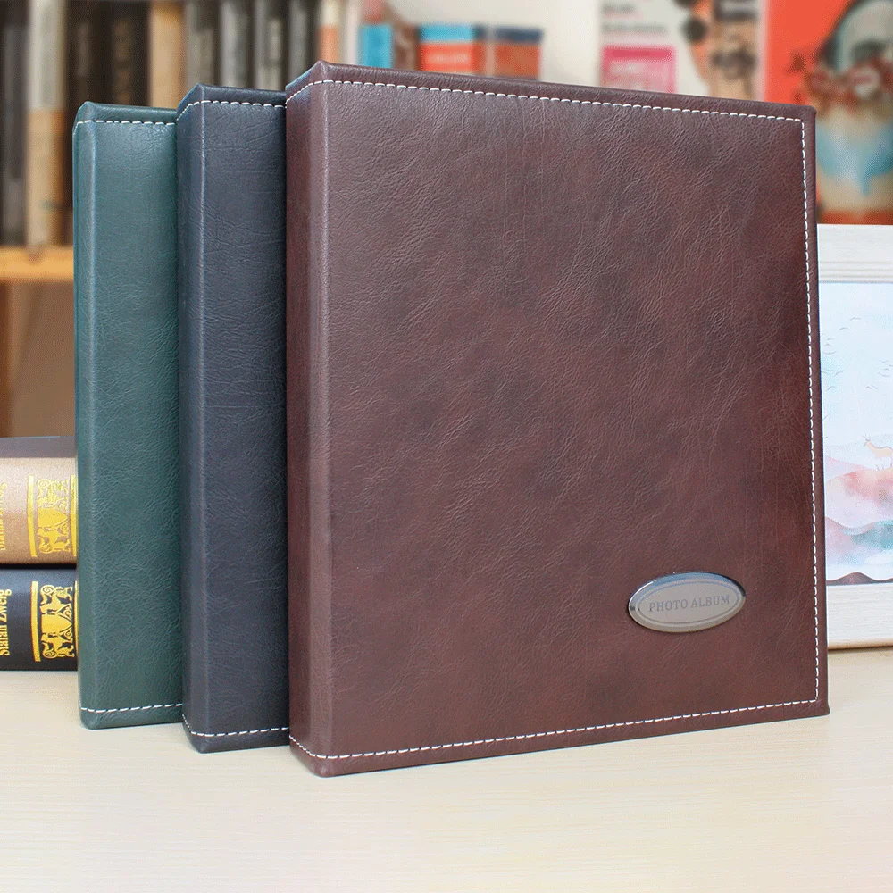 

6 Inch Retro Leather Photo Albums Luxury Family Wedding Photo Album Creative Diy Sticker Album Scrapbook Travel Book Gifts Ideas