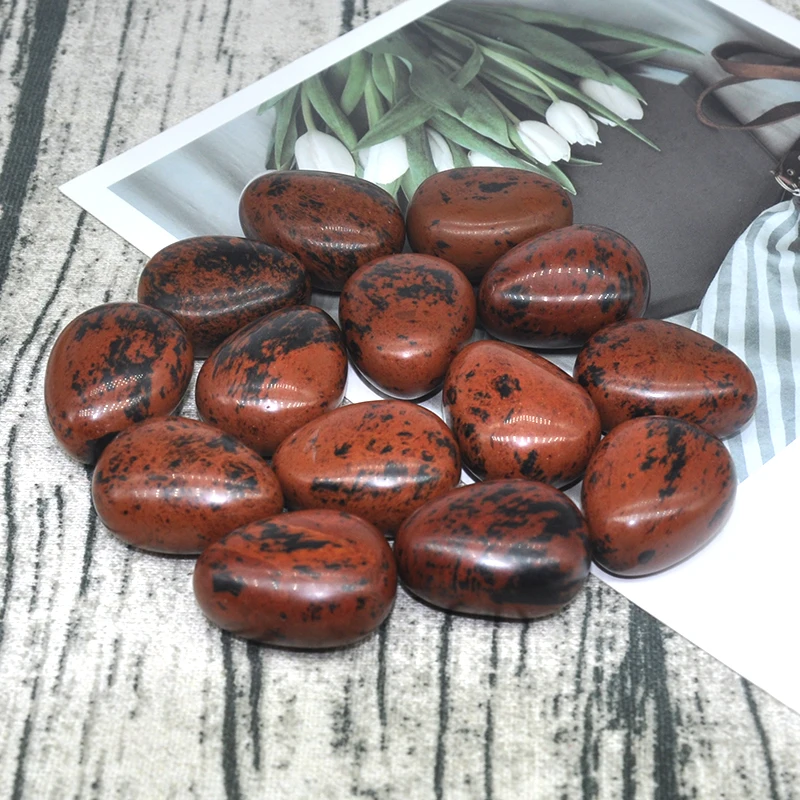 

Натуральные круглые красные камни из красного дерева, гравий, искусственные кристаллы, минералы, драгоценные камни, аквариум, украшение для...