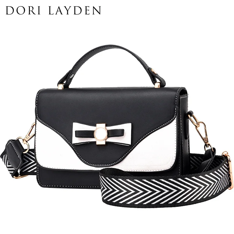 DORI LAYDEN 2020 новые модные сумки с широкими ремешками женские кожаные через плечо