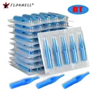 50 шт. синий стерильные одноразовые для татуировок машина пистолет наконечники форсунки пластмассы трубки иглы для татуировки иглы Чернила набор кофейных чашек