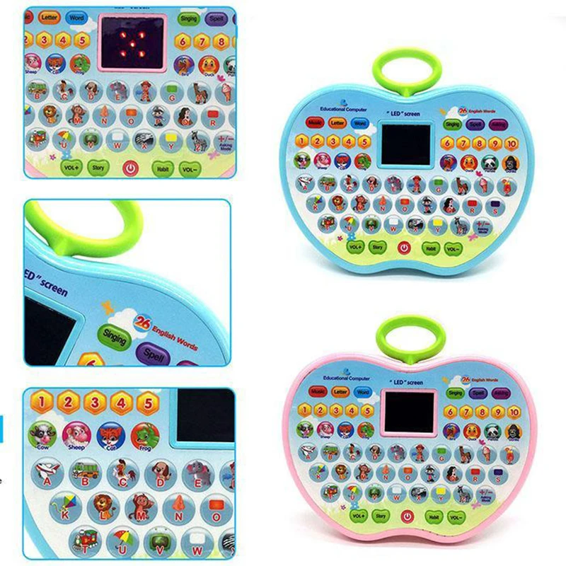 Ранние Мультяшные музыкальные игрушки интеллектуальное обучение