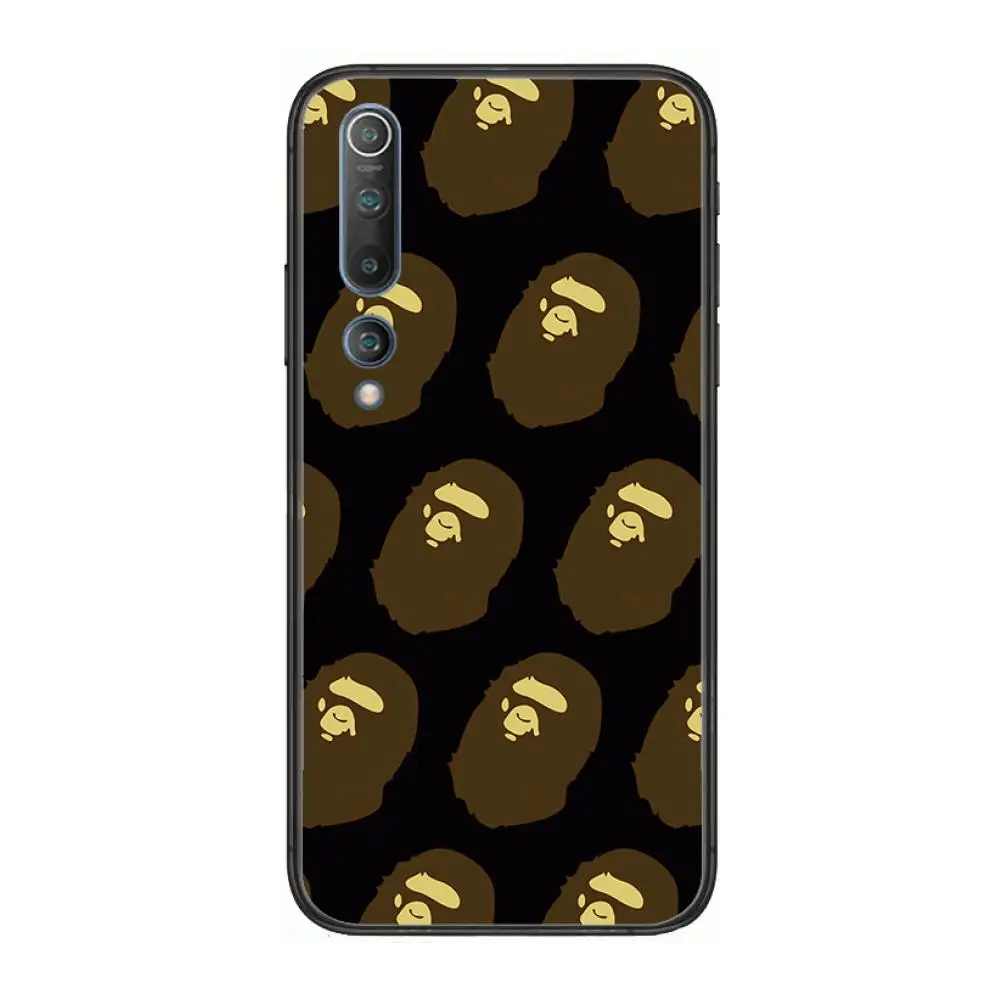 

Japanese fashion brand Phone Case For xiaomi mi11 5g 10 liti Ultra 9Pro SE 3 8 Note Anime Black Cover Silicone Back Pretty tpu