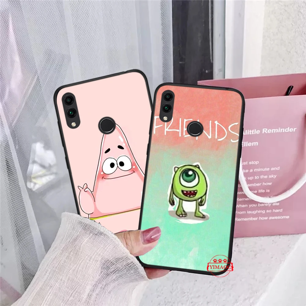 Best Friends girls Couple Silicone Soft Case for Huawei Honor 6A 7A Pro 7C 8 8X 8C 9 9X Lite Note 10 20 |