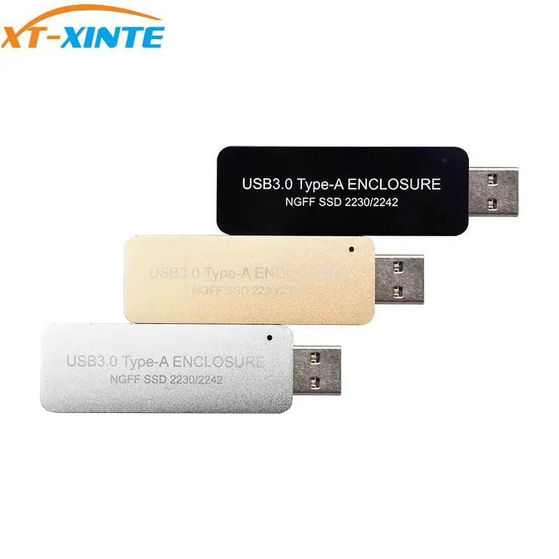 XT XINTE USB3.0 LM 741U TYPE A M.2 для NGFF SSD корпуса SATA без кабеля 2230 или 2242 NGFF(M.2) SSD|usb3.0|usb3 |