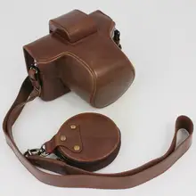 1Pcs Retro Leather Camera Protector Bag Grip Strap Lens Cap For Zfc With 16-50mm Or 28mm Lnes Camera Accessories U9n8 E0O2