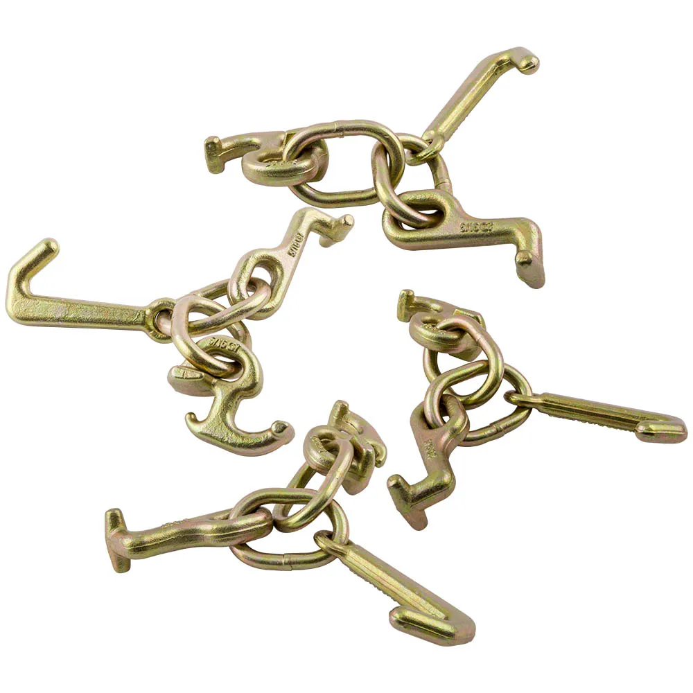 

4x New RTJ Cluster Towing Hook Chain Link Wrecker Tow Truck Trailer Car Hauler