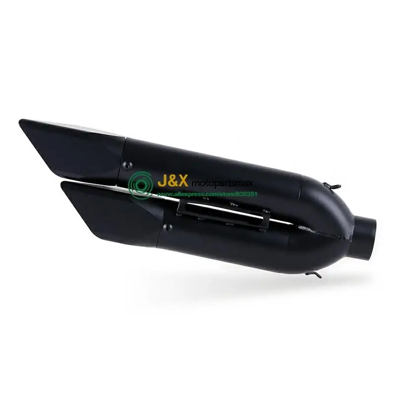 Универсальный глушитель выхлопной трубы мотоцикла с двойным отверстием Z800 ZX14R