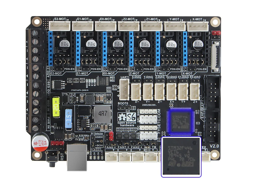 Suporta Drivers 6X, VS F6 V1.3 SKR