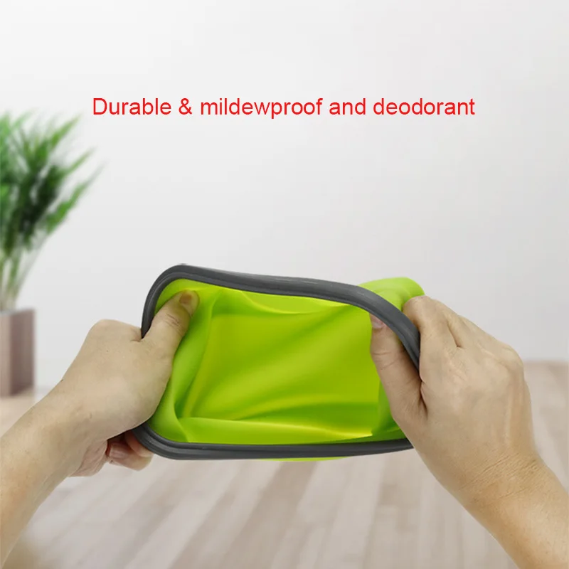 Силиконовый Складной Контейнер Bento Портативный Ланч-бокс для еды столовая посуда