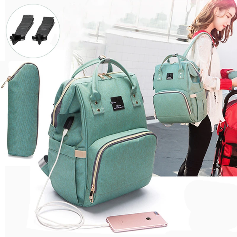 Водонепроницаемая дорожная сумка для подгузников с USB интерфейсом|Сумки