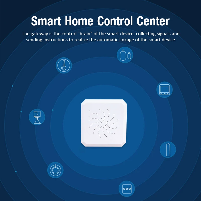 

Tuya smart zigbee wired gateway smart home multifunctional linkage mobile phone remote control A Whole Linkage of Your Smart