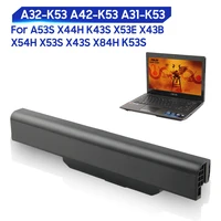 original replacement laptop battery for asus x54h x53s x43s a53s x44h k43s x53e x43b x84h k53s a32 k53 a42 k53 a31 k53 4400mah