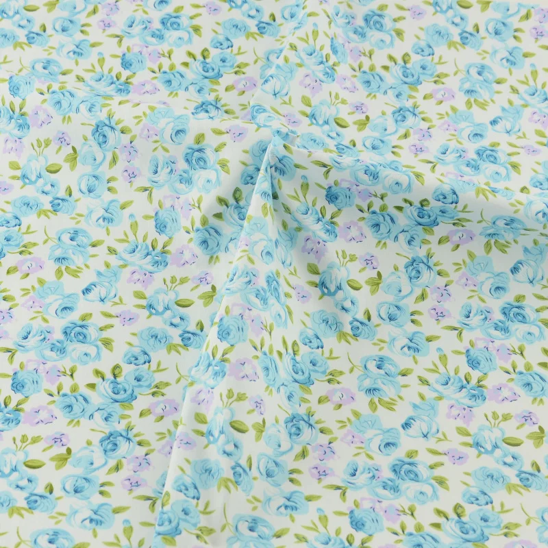 Green Printed Floral Designs Cotton Fabric Twill Tecido Bedding Scrapbooking Home Textile Sewing Cloth Quilting Patchwork Tissue | Дом и сад