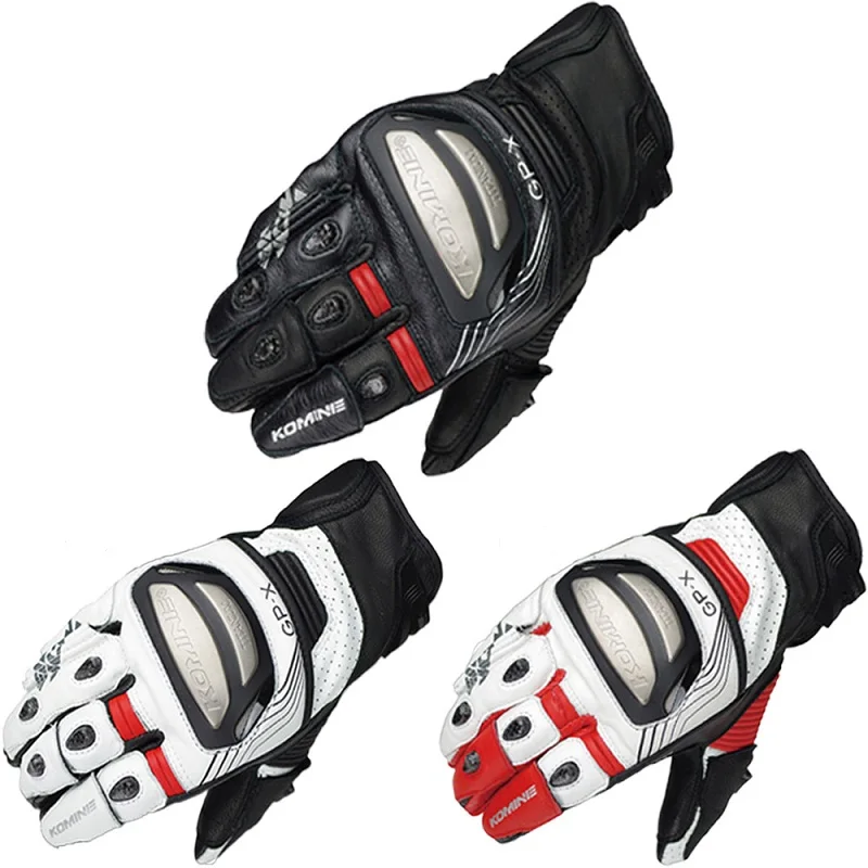 

motorcycle riding motorcycle titanium alloy touch screen gloves leather racing gloves