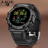 lige 1 3 inch color screen fitness tracker women smart watch men heart rate monitor blood pressure smartwatch for android ios