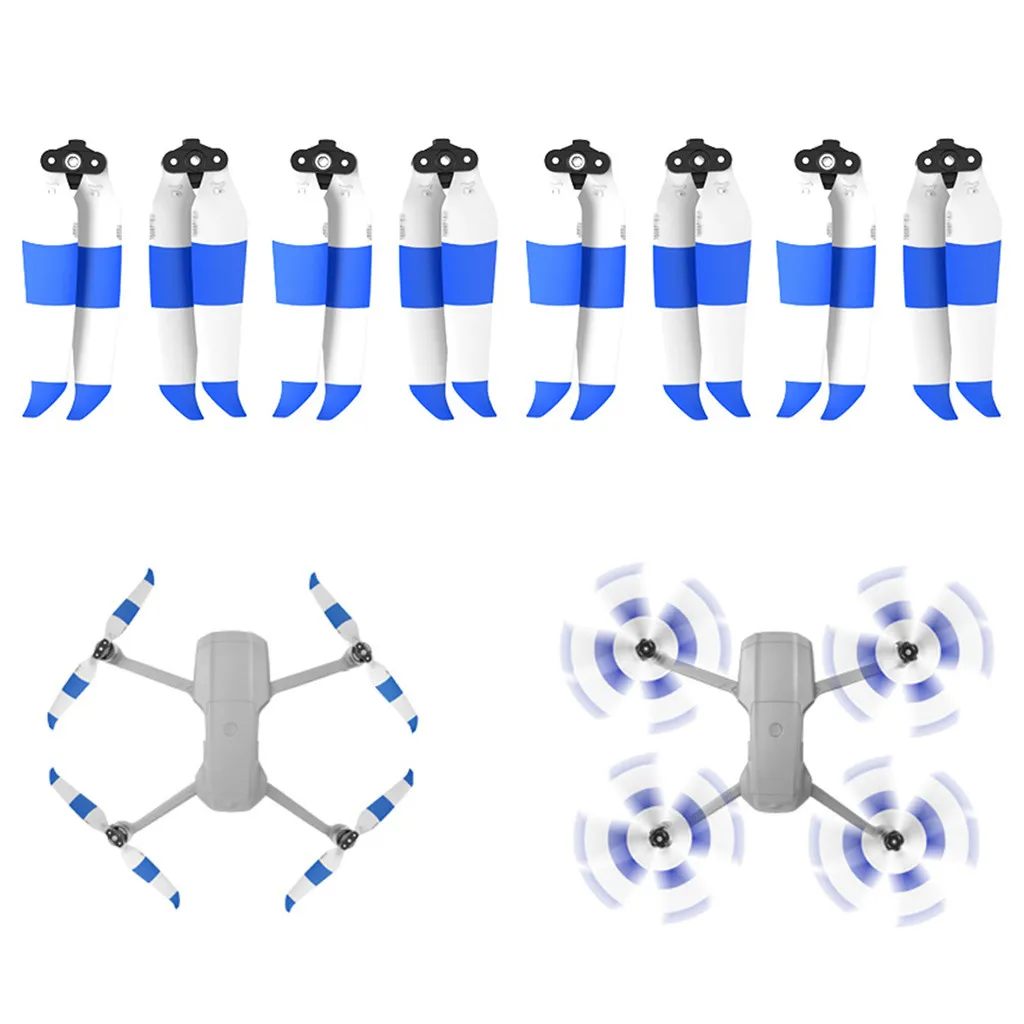 

8Pcs Multicolor7238F Low-Noise Propeller Quick Release Blade Props For DJI Mavic Air 2 Drone Reduction Drone Parts Screw Parts