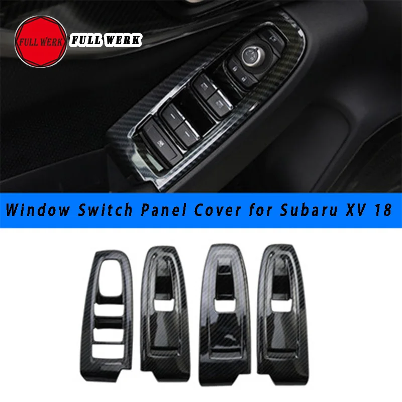 Аксессуары для интерьера автомобиля из углеродного волокна Subaru XV 18 19 чехол