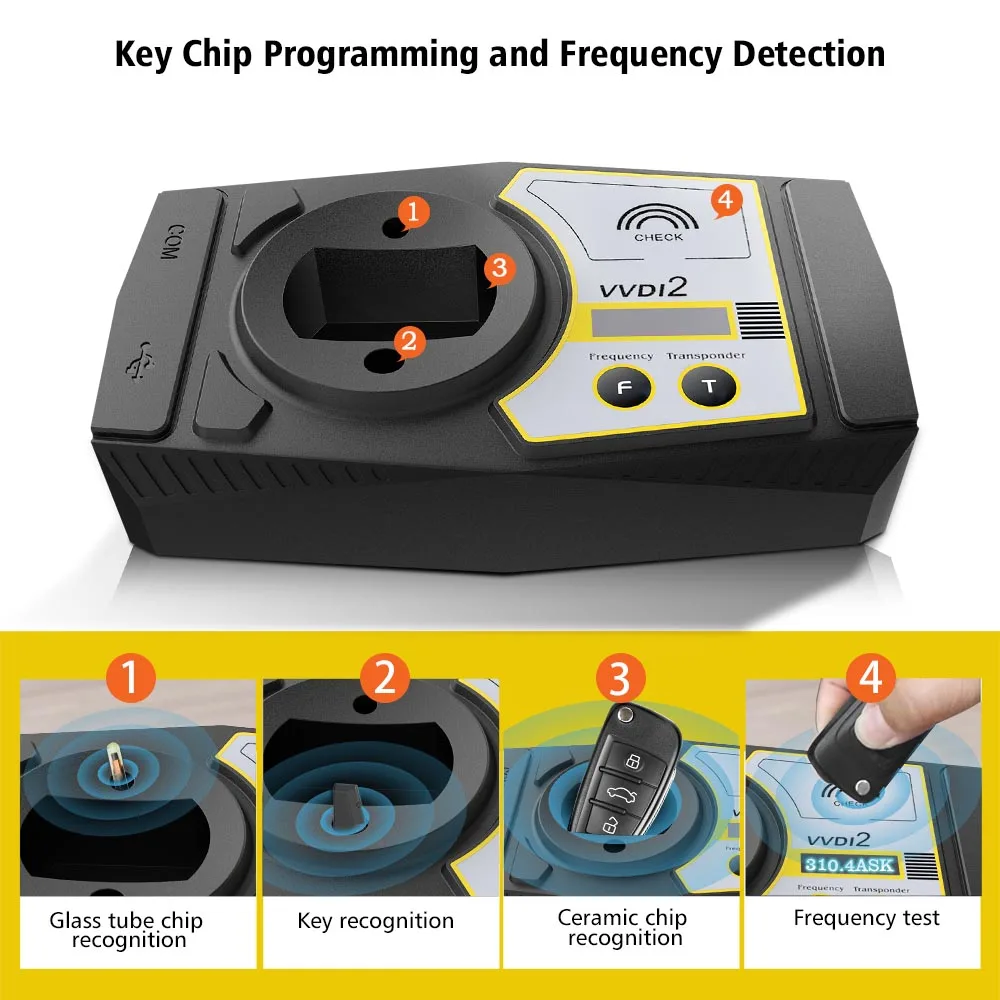 Оригинальный Xhorse VVDI2 Commander Key программатор для Audi/BMW/Porsche V6.8.2 полная версия|key