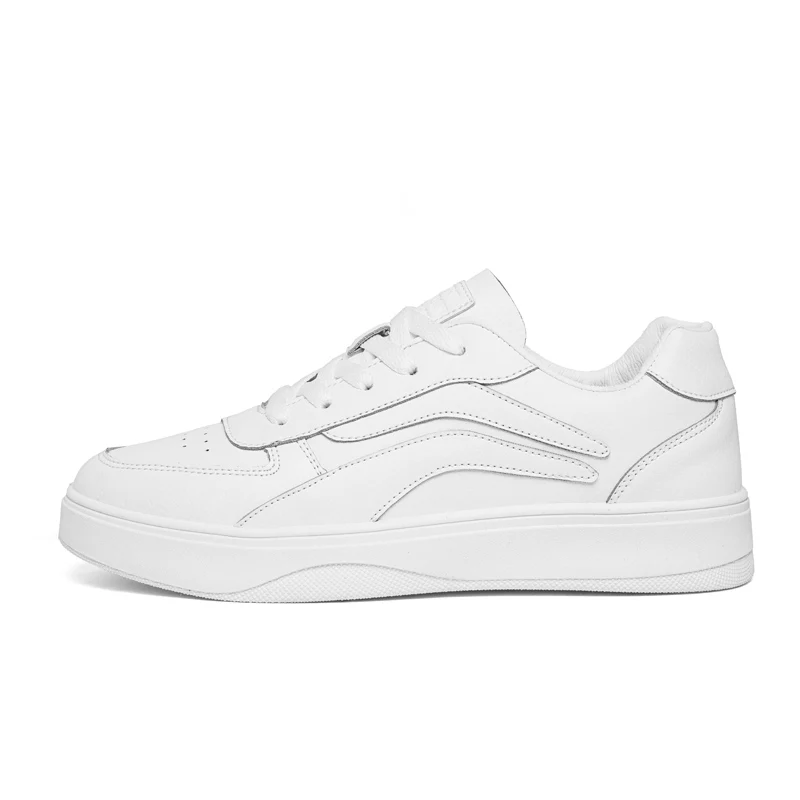 Новинка 2020 Мужская Вулканизированная обувь из ПУ кожи резиновая нескользящая