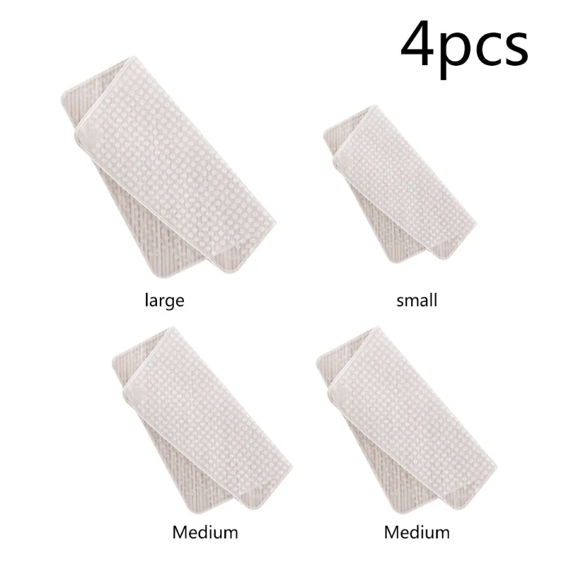 

4 шт многоразовая силиконовая пленка для пищевых продуктов Прозрачная защитная крышка для крышек 53CA