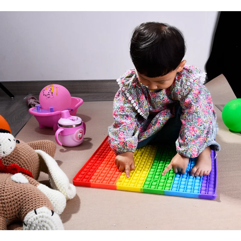 Juguete antiestr&eacute;s para ni&ntilde;os, juguete gigante de 30-85cm, antiestr&eacute;s, gran regalo-3