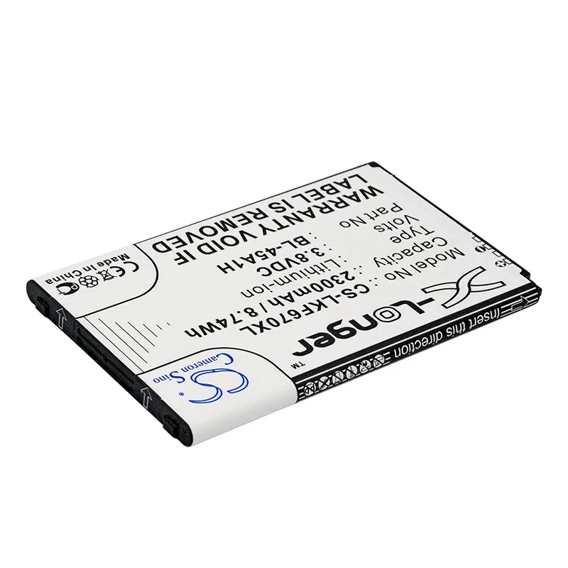 Камера для LG F670 F670K F670L F670S K10 4G LTE Dual SIM K410 K420N M2 MS428 Premier Q10 BL-45A1H аккумулятор |