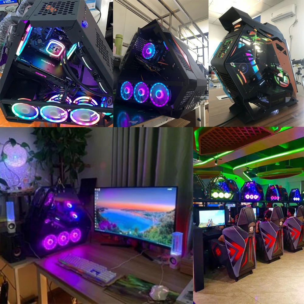 Материнская плата ATX для компьютера чехол s двусторонний прозрачный настольных