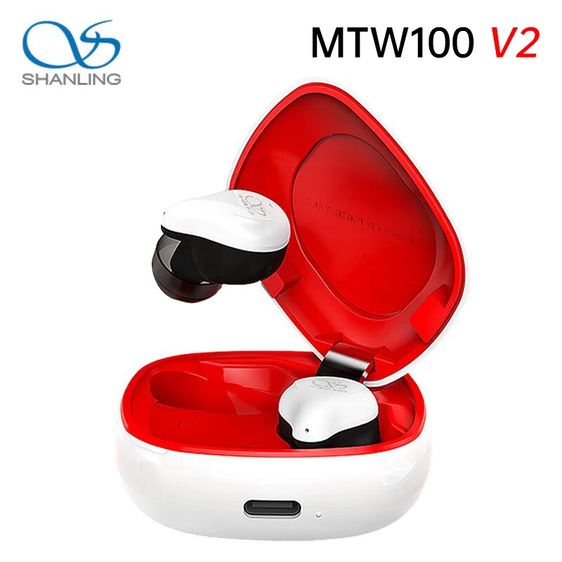 Беспроводные наушники Shanling MTW100 V2 Bluetooth 5 0 IPX7 водонепроницаемые вкладыши|Наушники