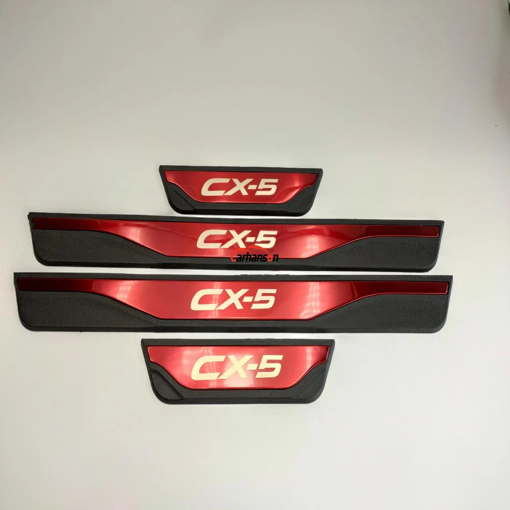 Автомобильные аксессуары, стильный протектор, Накладка для Mazda Cx5 Cx 5 Cx-5, автомобильный порог, педали, наклейка из нержавеющей стали, накладка