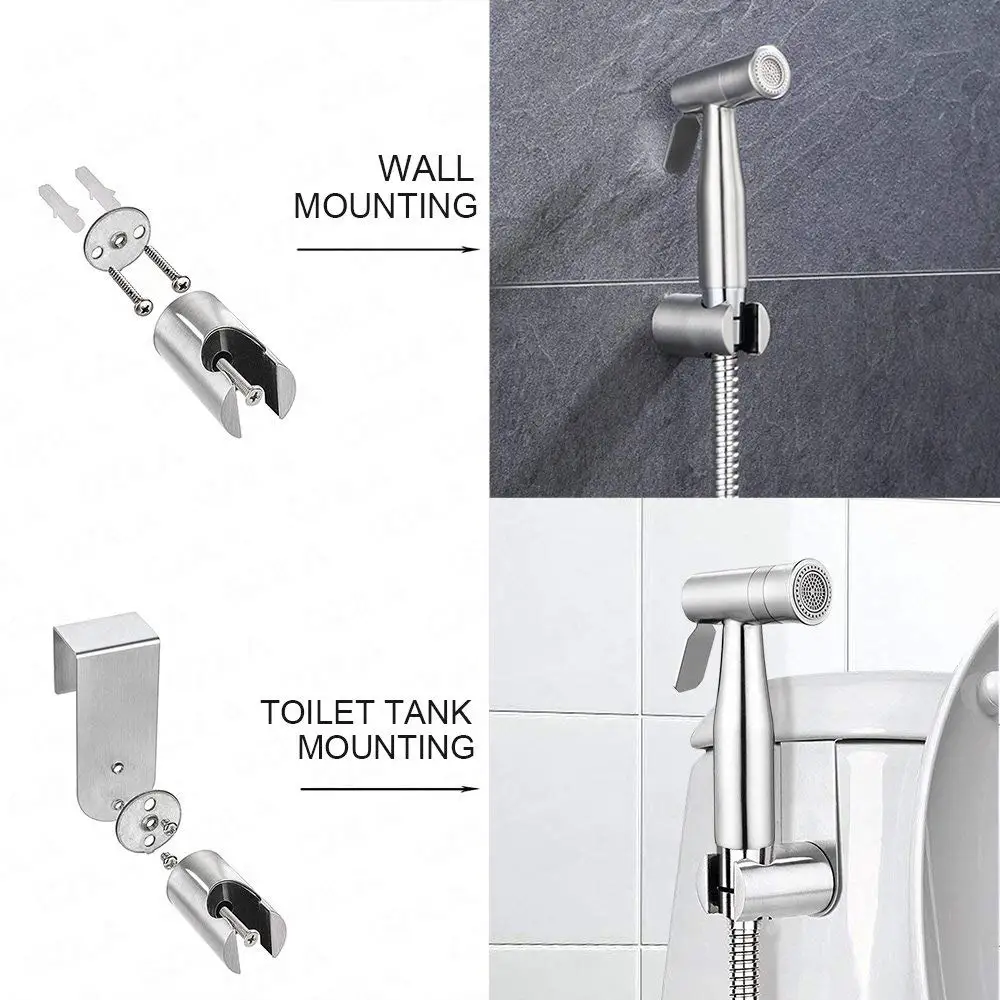 Ручной распылитель для унитаза биде из нержавеющей стали кран ванной ручной