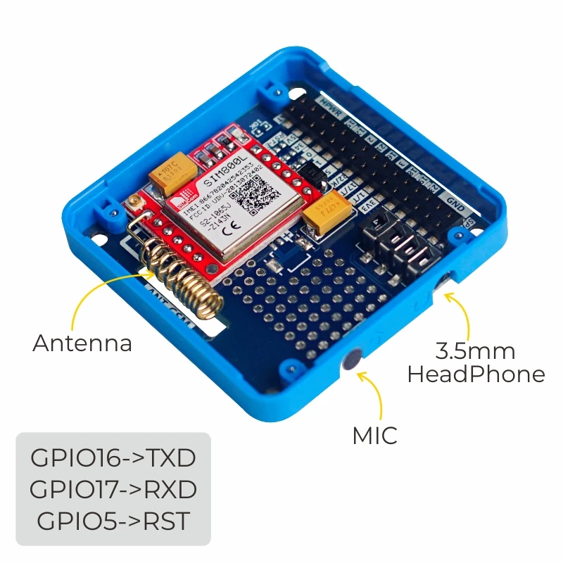 M5Stack Official в наличии GSM модуль SIM800L Штабелируемая плата разработки IoT для Arduino ESP32 с