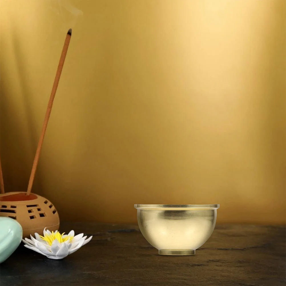 1Pc Common Temple Offering Copper Winecup Water Cup Desktop Adornment | Дом и сад