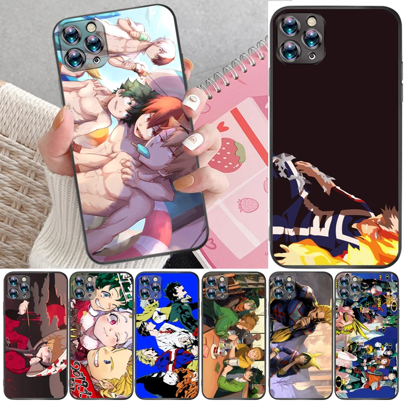

My Hero Academia Todoroki Shouto Tomura Boku Dabi Shigaraki Bakugou Katsuki Phone Case For iPhone 6 6S Plus 7 8 Back Cover