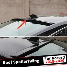 Roof Rear Spoiler Wing Refit Trim Styling Trunk Spoiler Racing Sport Boot Lip Exterior Part for Honda Accord 2018 2019 2020