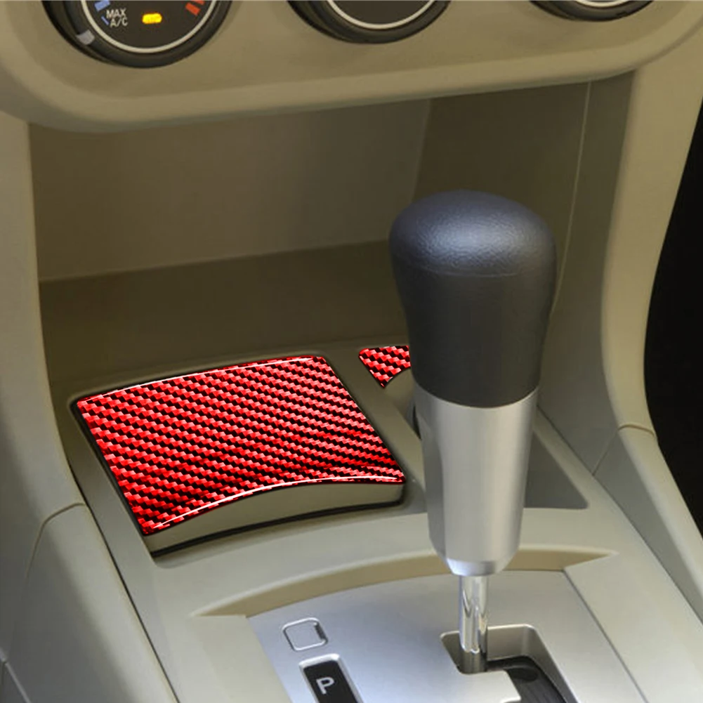 

For Mitsubishi Lancer 2008-2015 GTS Car Ashtray Socket Panel Frame Trim Decal Carbon Fiber Sticker Styling Accessories