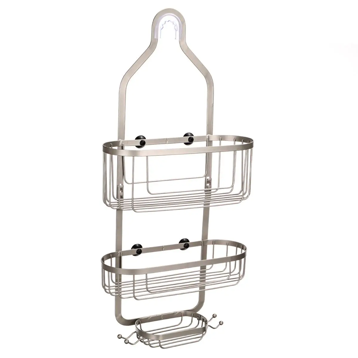 Трехслойная подвесная полка для ванной комнаты принадлежности органайзер душа