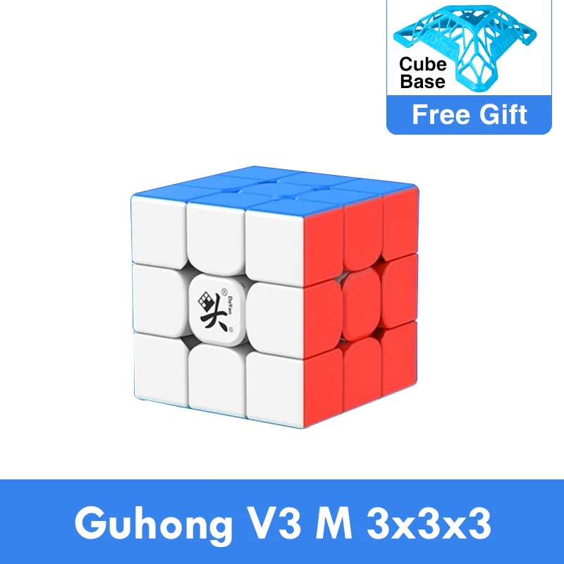 Новый оригинальный Dayan Guhong V3 III 3 третьего поколения M 3x3x3 Магнитный 3*3 Cubo Magico 3x3