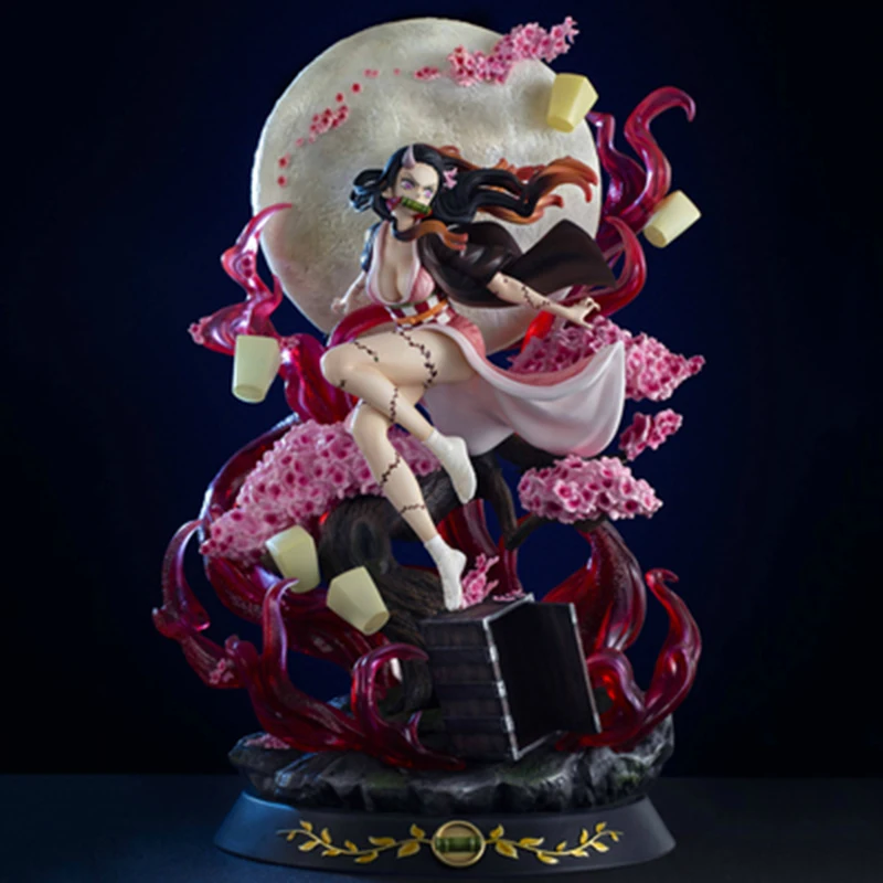 

Экшн-фигурка из японского аниме, рассекающий демонов, камадо незуко, GK Moon Scene, демонстрационная кровь из ПВХ, Коллекционная модель, куклы, игр...