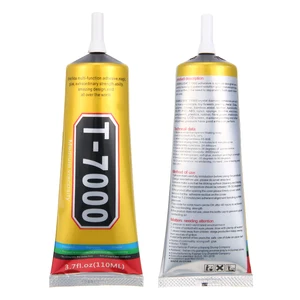 T-7000 клейкий Супер-клей T7000, черный жидкий клей для герметик из эпоксидной смолы, мягкий клей для ремонта инструментов сделай сам, 15 мл50 мл100 мл