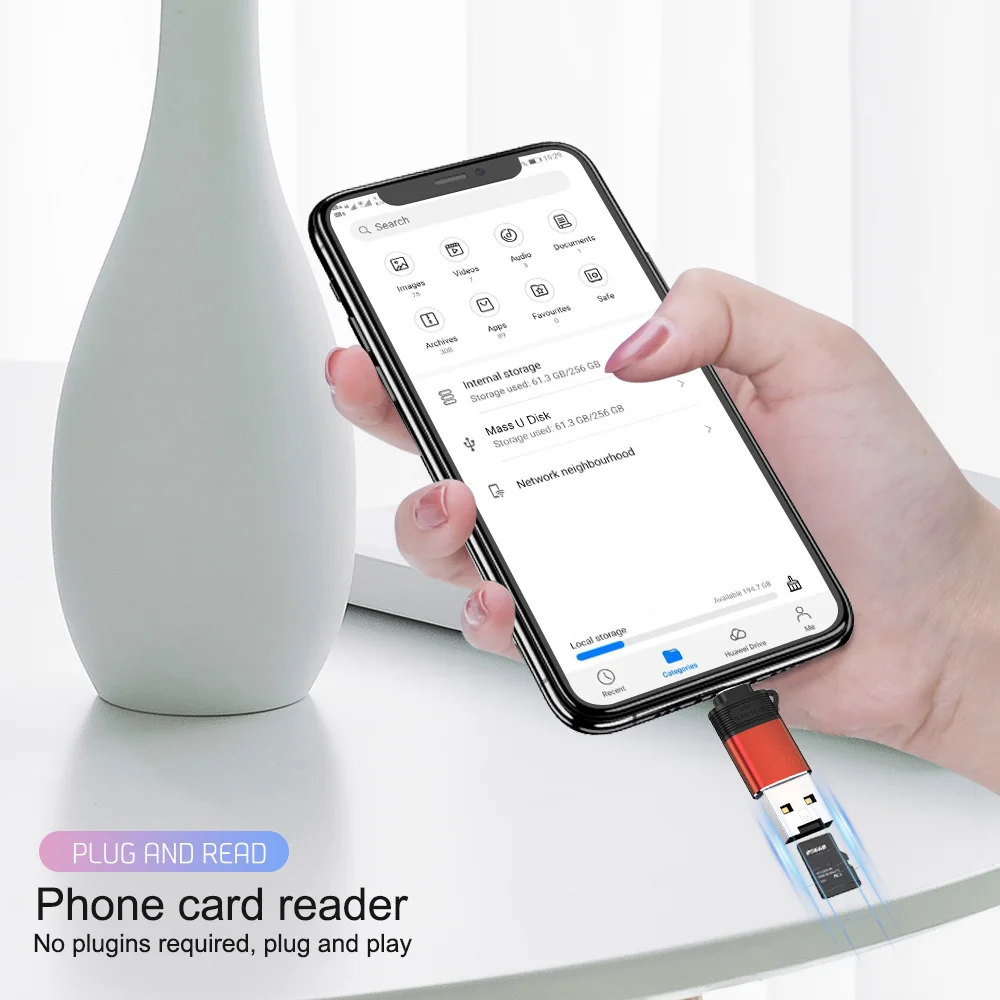 SD кардридер OTG адаптер для Samsung S10 S20 Plus Huawei Xiaomi mi 8 Redmi Note 8T 9 USB C к камере u диск