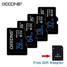Real Capacity MicroSD U3 128GB/256GB TF Card Memory Card For Camera/Phone(+Free SD Adapter) 8gb 16gb 32gb U1 c10 pen drive card