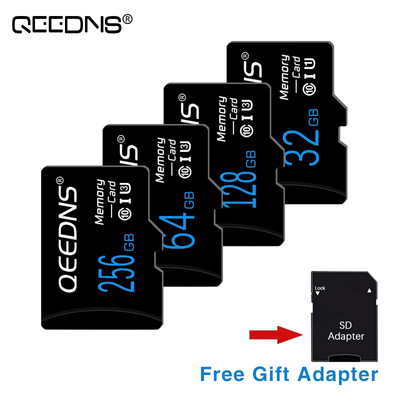 Карта памяти MicroSD U3 с реальной емкостью 128 ГБ/256 ГБ TF карта для камеры/телефона (+