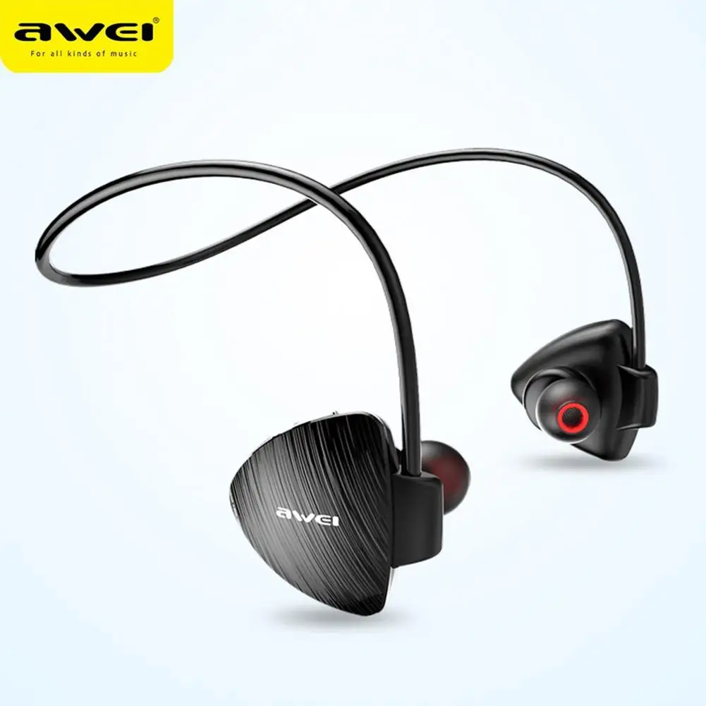 Наушники вкладыши AWEI A847BL Спорт Bluetooth 4 2 стерео наушник Водонепроницаемый NFC