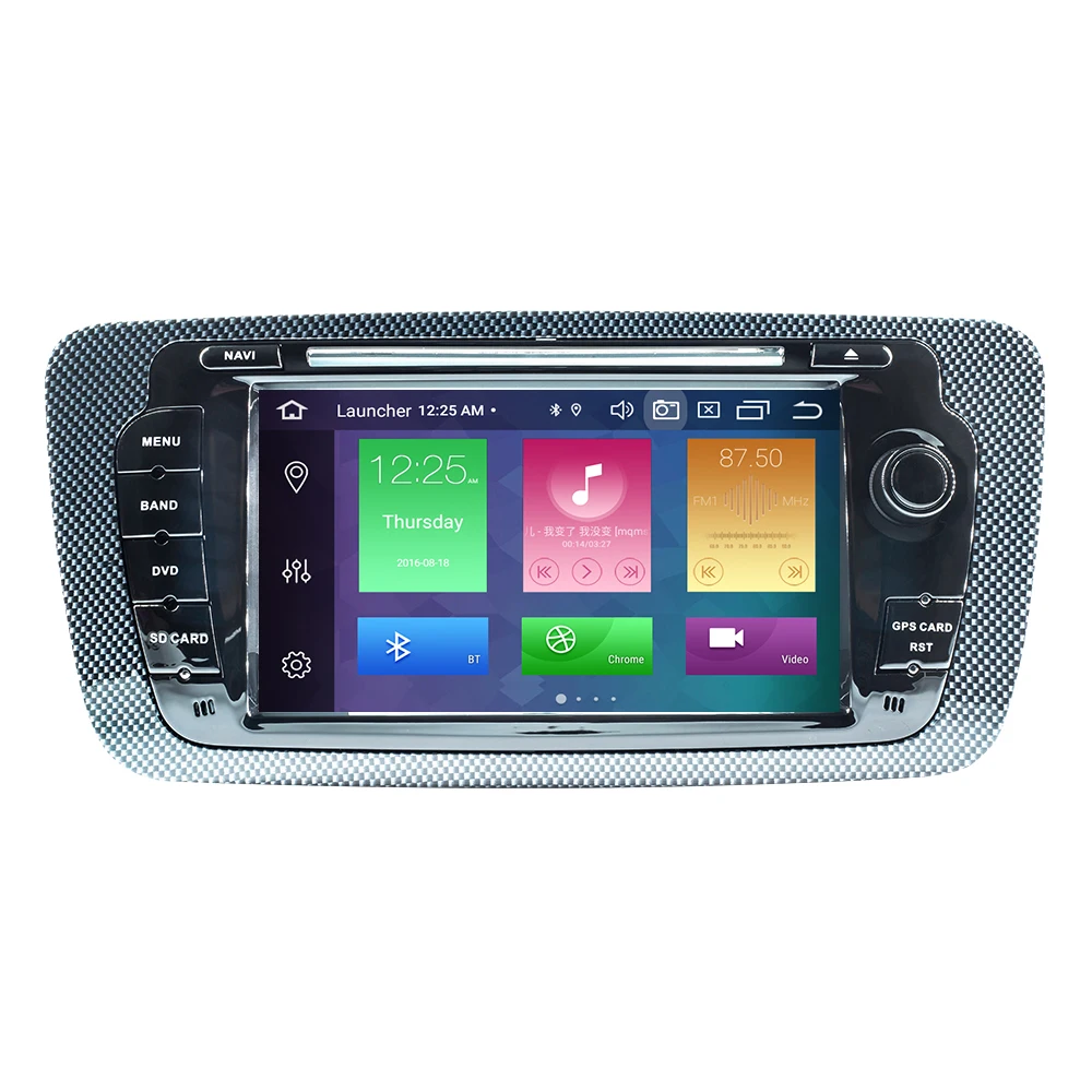 Автомобильный мультимедийный DVD-плеер IPS DSP 4 Гб 64 2 Din Android 10 для Seat Ibiza 6J MK4 SportCoupe