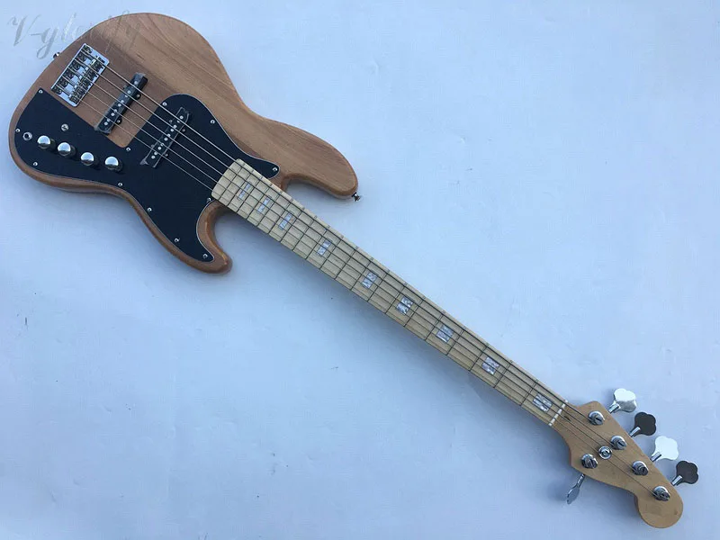 Высокое качество, 4 струны, 5 струн, активная бас-гитара - Цвет: 5 string bass only