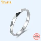 Кольцо женское из серебра 925 пробы, в минималистическом стиле, с треугольным самолетом, DA1297