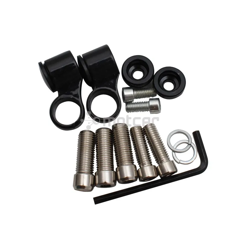 Черное алюминиевое боковое зеркало для мотоцикла с ЧПУ HONDA Cb1000r CB750 CB650R CB400F Suzuki Bandit