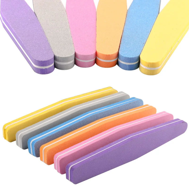 Manicure tools Diamond sponge polishing strip sponge nail file Nail nail waterproof sanding strip