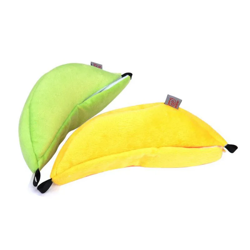 Банан Форма Pet Подвеска для хомяка мягкие домашние гамак мелких животных жизни